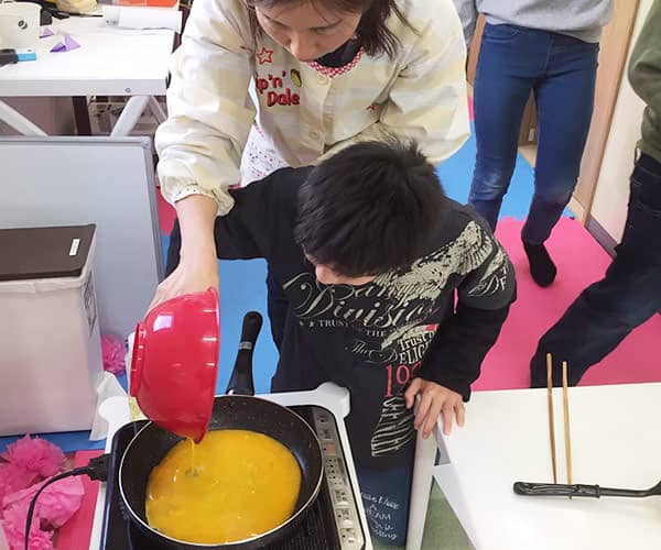 写真:調理の様子