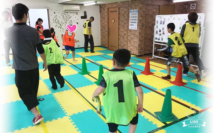 写真:子どもたちのトレーニングの様子